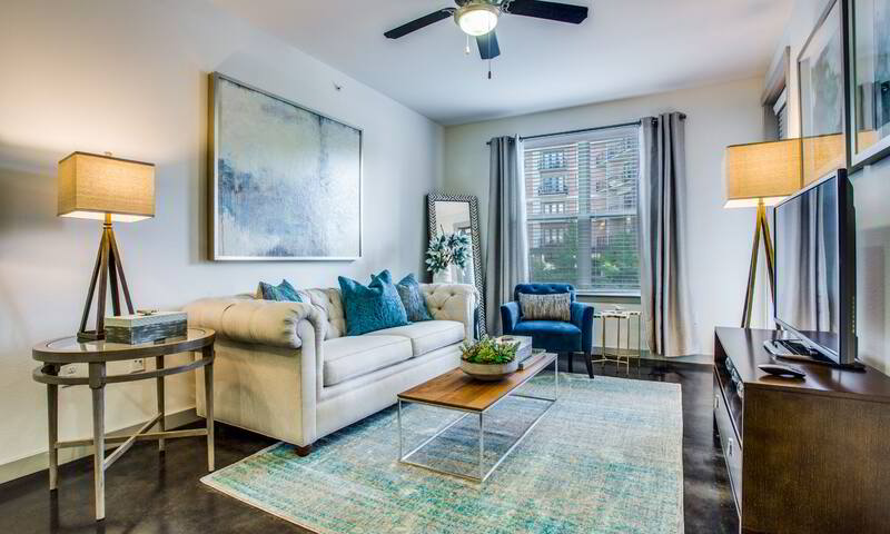 were-hiring - Apartments on The Katy Trail #108 - Living Room