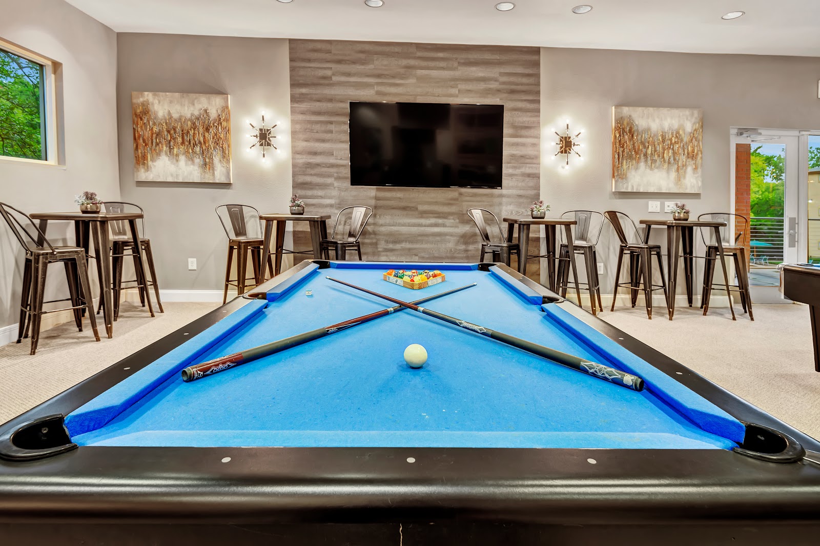 Pool Table in Resident Lounge